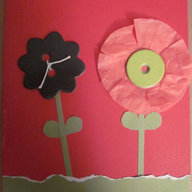 UGLY Flower Card