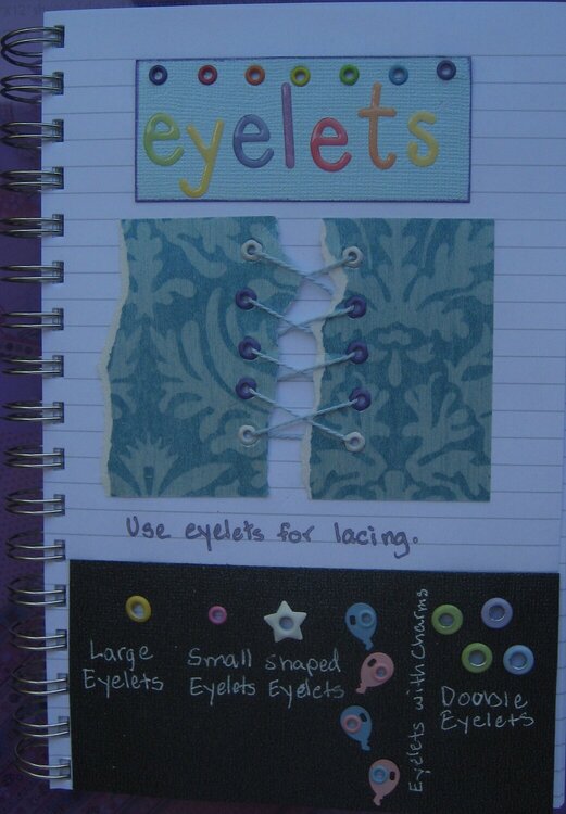 Idea Book Page 17-Eyelets