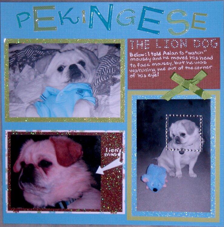Pekingese:The Lion Dog