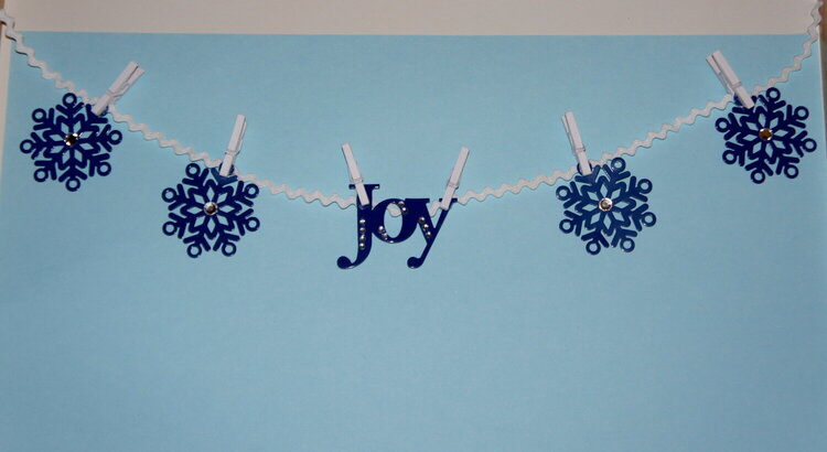 Joy Snowflake Banner (Winter Kit Swap)