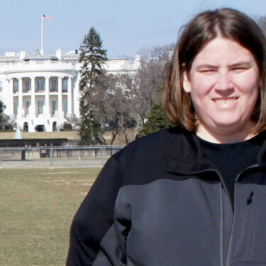 Kayla At The White House-Washington, D.C.