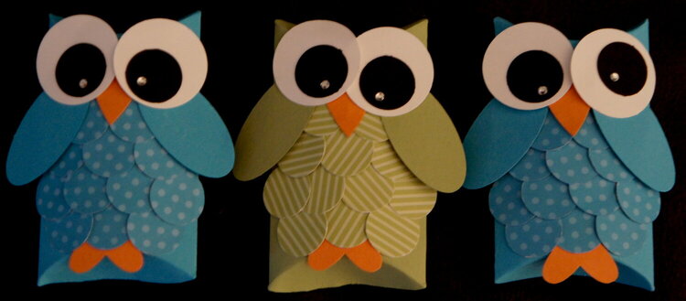 OWLS!!! (Pillow Boxes)