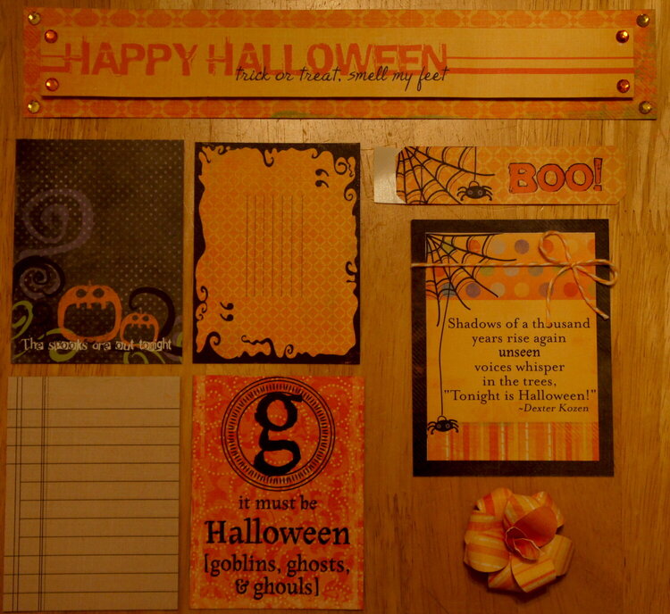 Happy Halloween Cutesy Kit Extras