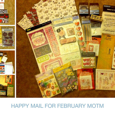 Happy Mail for February MOTM