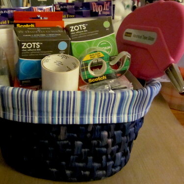 AFTER: My Adhesives Basket