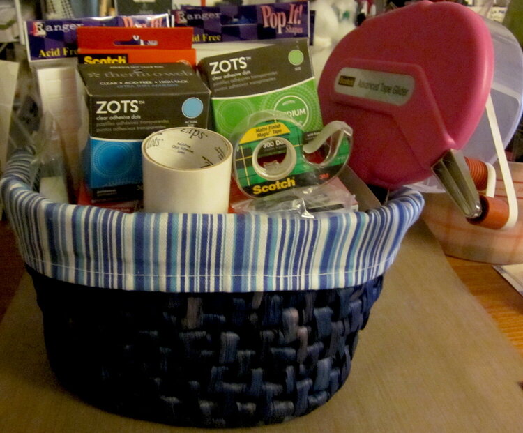 AFTER: My Adhesives Basket