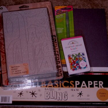 Newest Scrapbook Purchase-AGC