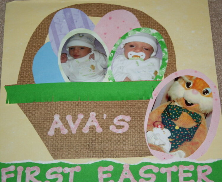 Ava&#039;s First Easter, My First Page!