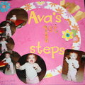 Ava's first steps