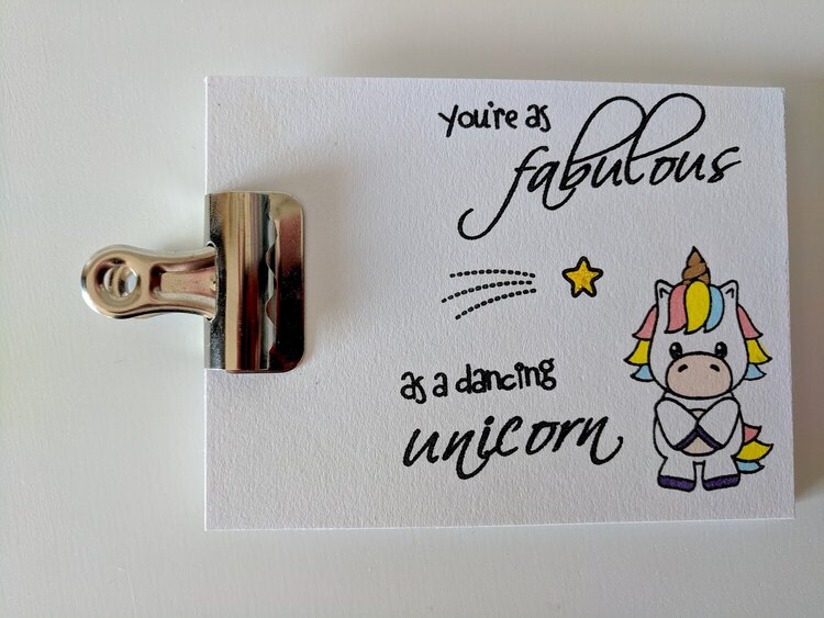 Unicorn Flipbook - Front