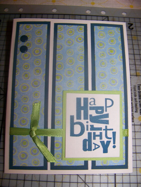 Birthday card for my hubby
