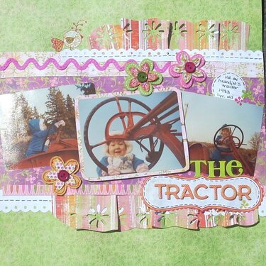the tractor