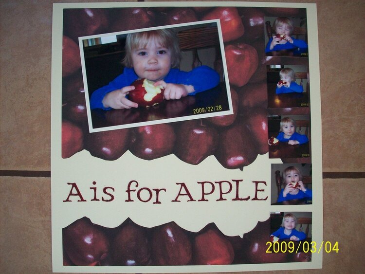 A is for APPLE