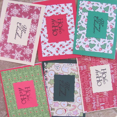 Christmas cards~snail mail challenge