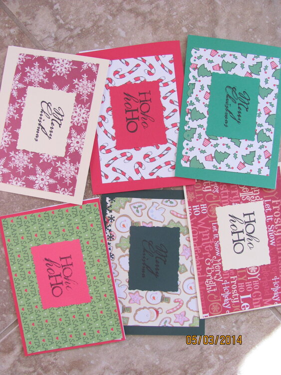 Christmas cards~snail mail challenge