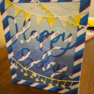 Balloons and Streamers Birthday Cards