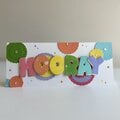 Hooray - Congratulations Card