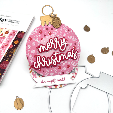 Merry Christmas! Ornament Easel Card
