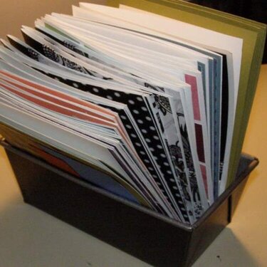 stash of cards