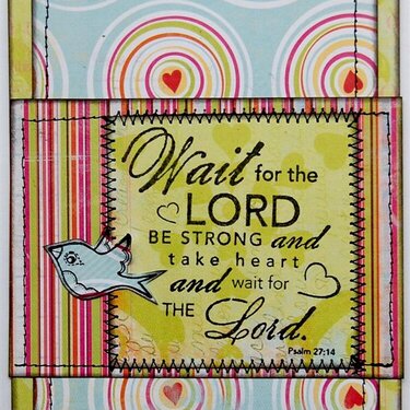 Wait for the Lord (Unity Stamp Co.)