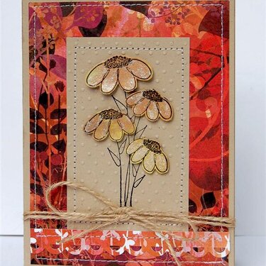 Blank Flower Card