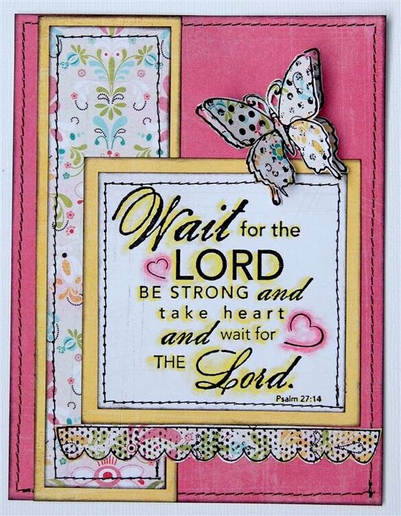 Wait for the Lord... (Unity Stamp Co.)