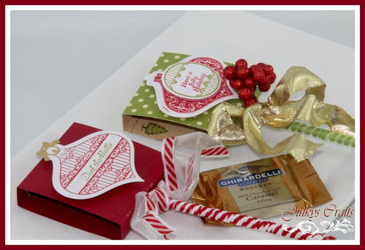 Christmas Lollipop Favor Box