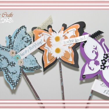 3D Butterfly Cards