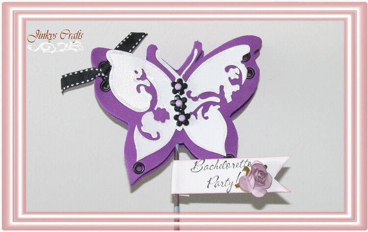 3D Butterfly Card