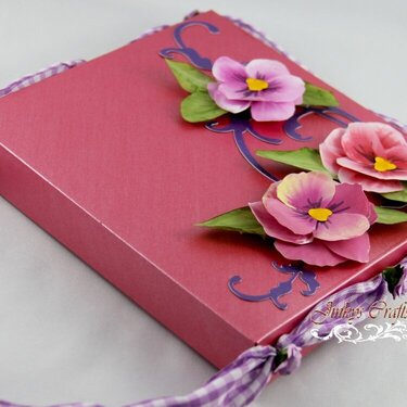 Window Card + Envelobox Hand Bag + 3D Vellum Flower