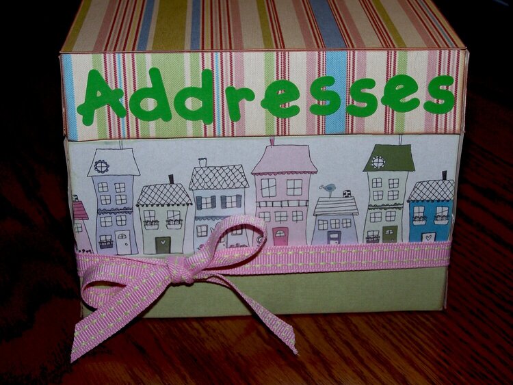 Address File Box