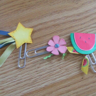 Embellished paper clips