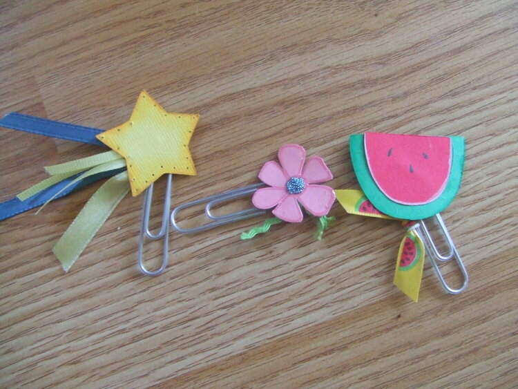 Embellished paper clips