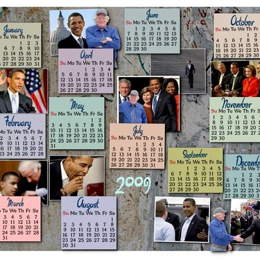 2009 Presidential Calendar