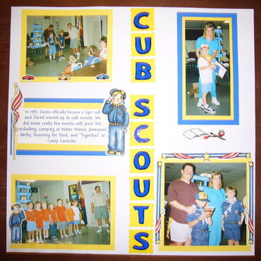 My little cubscouts