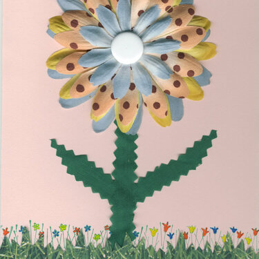 flower b-day card