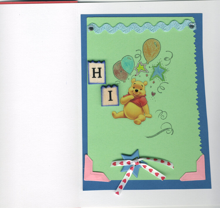 inside pooh card