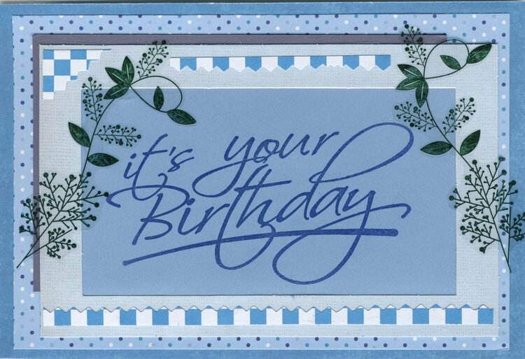 it&#039;s your birthday card