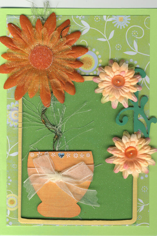 flower b-day card