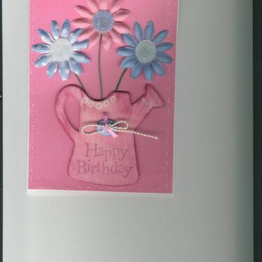 pink b-day card