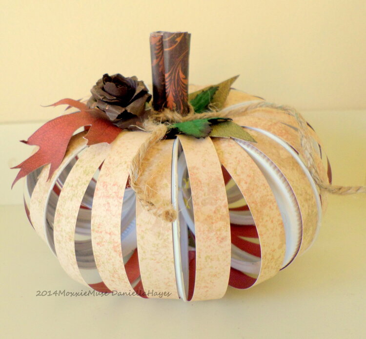 CANNING JAR LID PUMPKIN