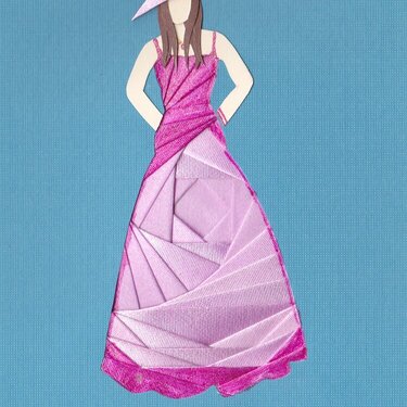 iris folding dress