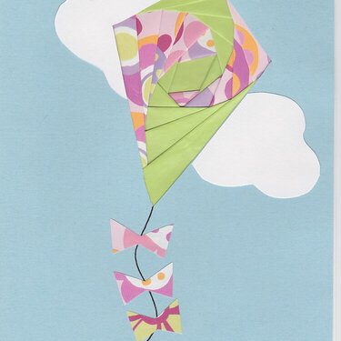 Iris folding kite