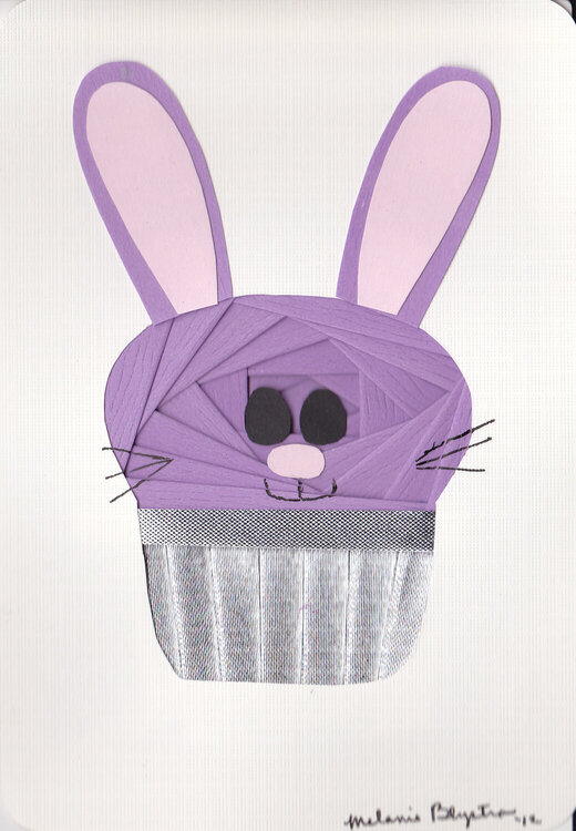 Bunny cupcake