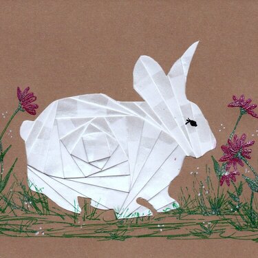 Iris folded rabbit
