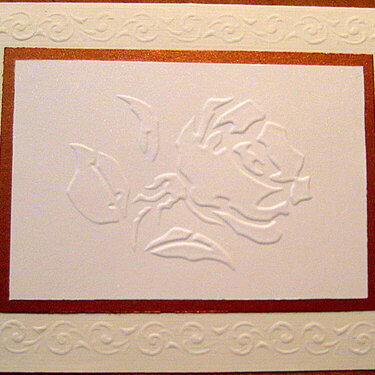 Dry Embossed Card