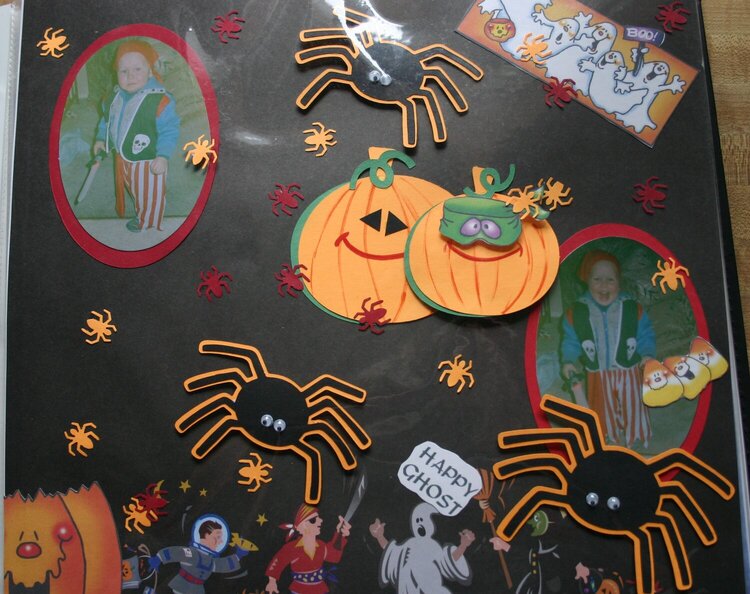 Halloween is for  spiders &amp; pumpkins