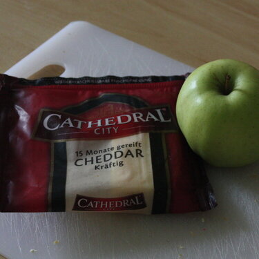 May AGC - Favourite Scrap Snack - Apples &amp; Cheese!