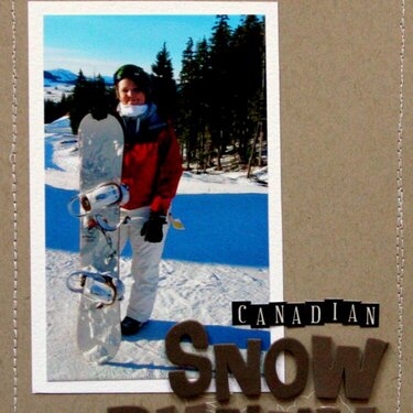 Canadian Snow Bunny