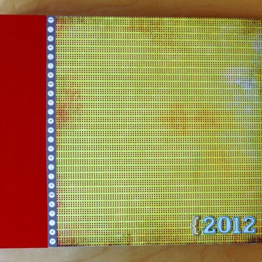 Altered Albums - American Crafts Modern Album 12x12 - 2012